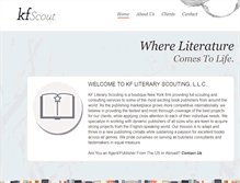 Tablet Screenshot of kfscout.com